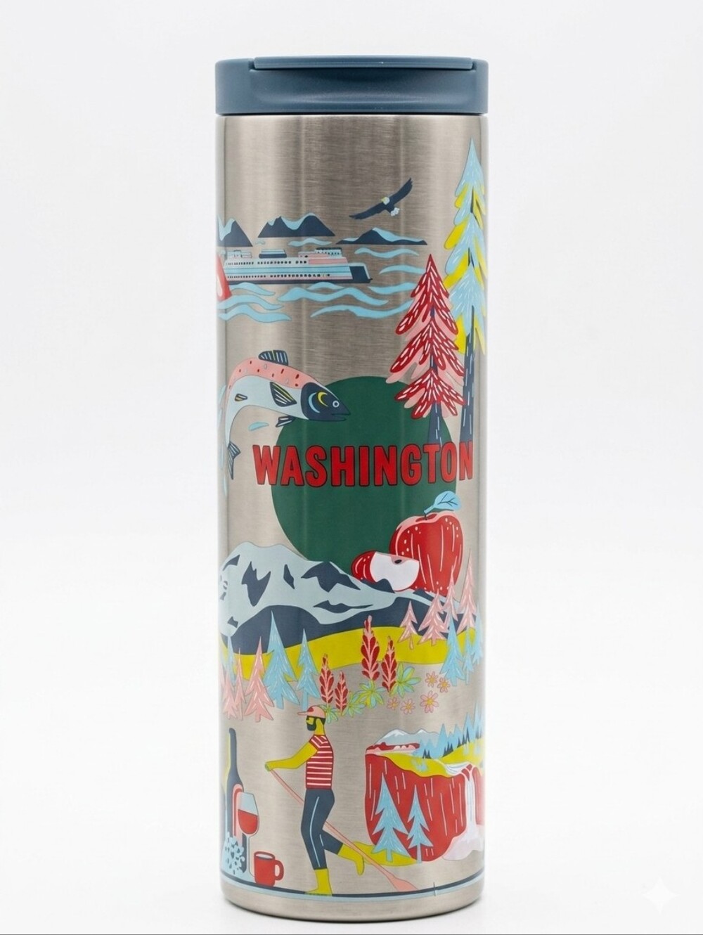 🩵NWT Starbucks 2024 Washington Discovery Series Stainless Steel Tumbler